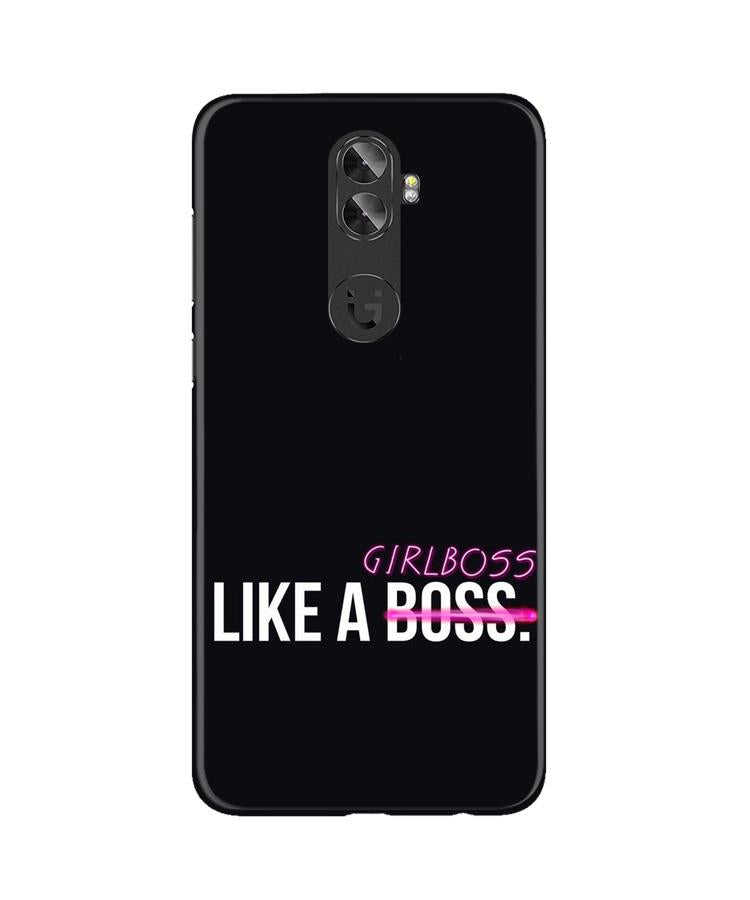 Like a Girl Boss Case for Gionee A1 Plus (Design No. 265)