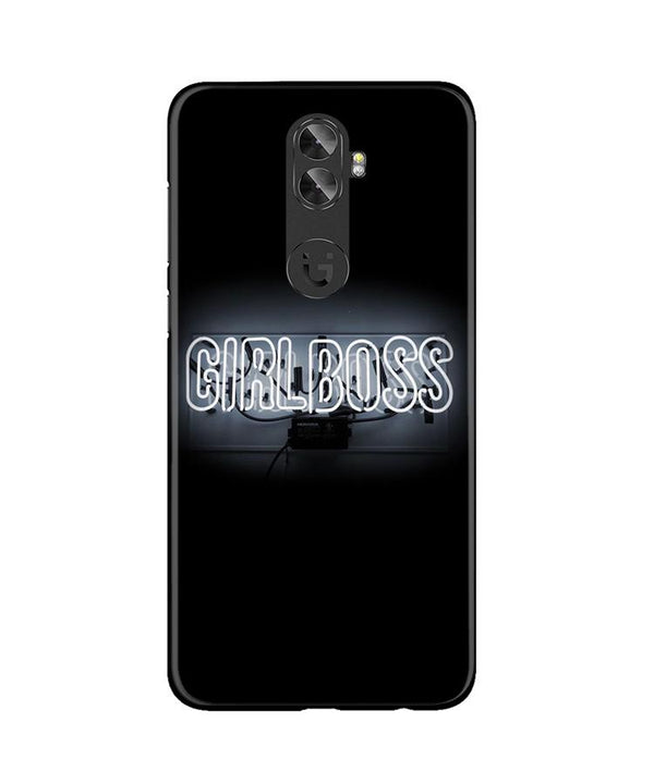 Girl Boss Black Case for Gionee A1 Plus (Design No. 268)