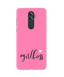 Girl Boss Pink Mobile Back Case for Gionee A1 Plus (Design - 269)