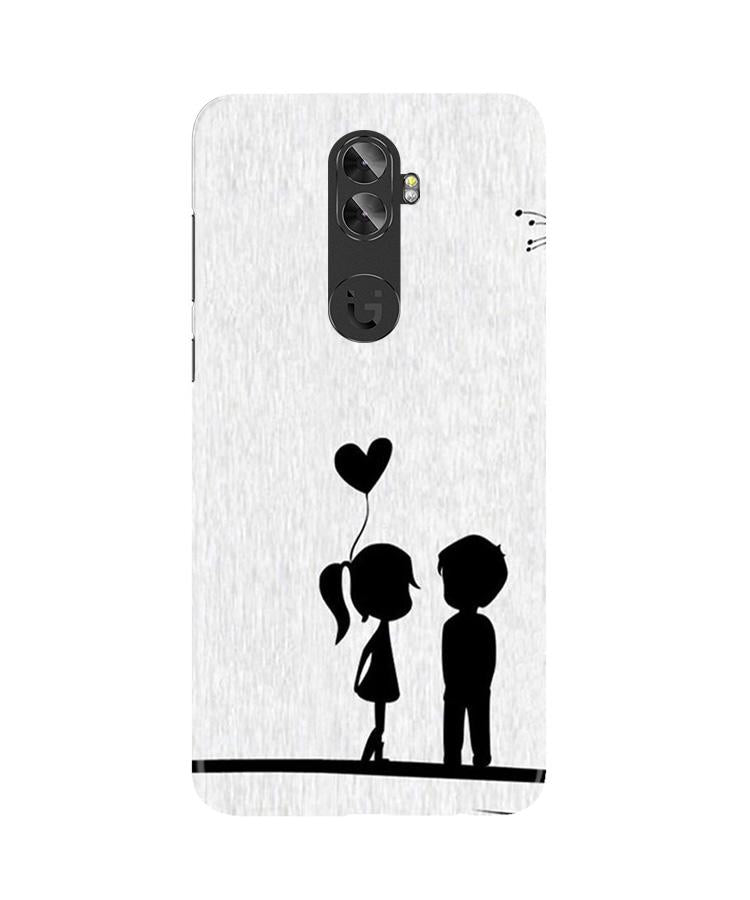Cute Kid Couple Case for Gionee A1 Plus (Design No. 283)