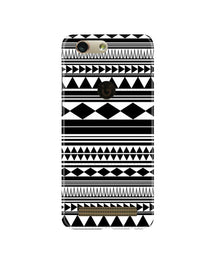 Black white Pattern Mobile Back Case for Gionee F103 Pro (Design - 5)