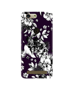 white flowers Case for Gionee F103 Pro