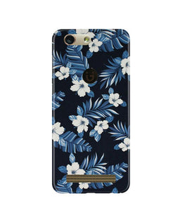 White flowers Blue Background2 Case for Gionee F103 Pro