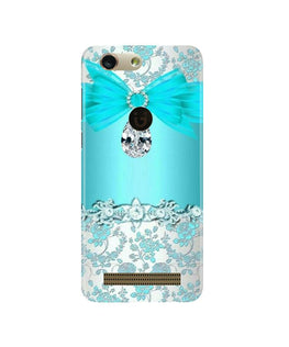 Shinny Blue Background Case for Gionee F103 Pro
