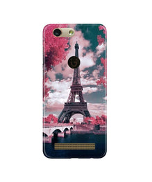 Eiffel Tower Mobile Back Case for Gionee F103 Pro  (Design - 101)