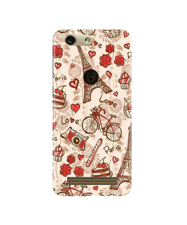 Love Paris Case for Gionee F103 Pro  (Design - 103)
