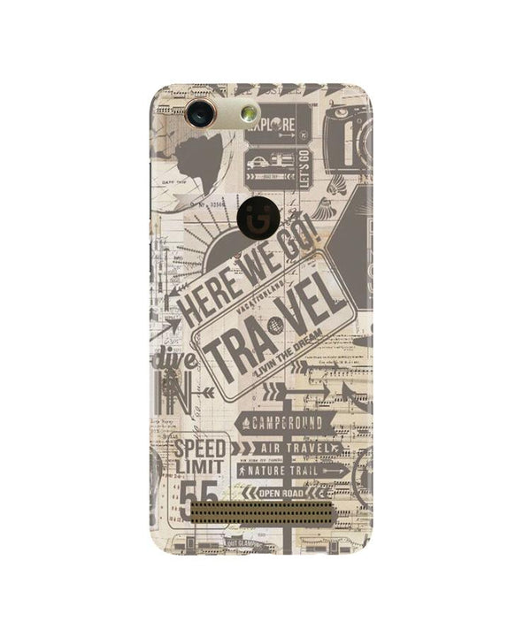 Travel Case for Gionee F103 Pro  (Design - 104)