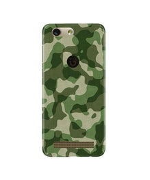 Army Camouflage Mobile Back Case for Gionee F103 Pro  (Design - 106)