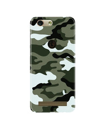 Army Camouflage Mobile Back Case for Gionee F103 Pro  (Design - 108)