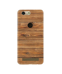 Wooden Look Mobile Back Case for Gionee F103 Pro  (Design - 113)