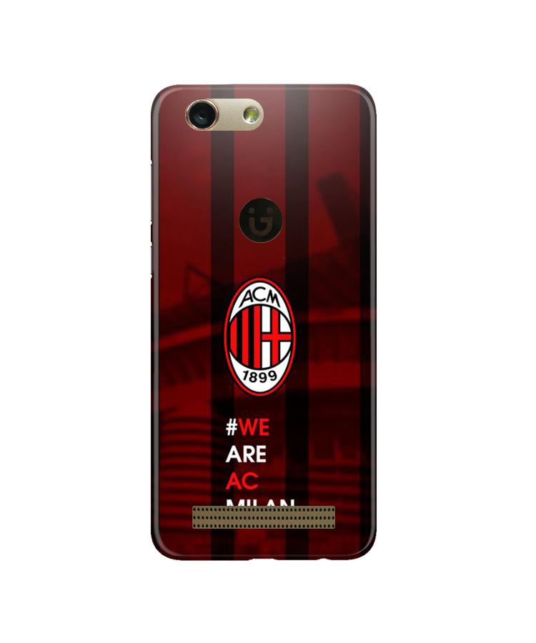 AC Milan Case for Gionee F103 Pro  (Design - 155)