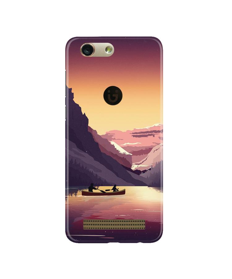 Mountains Boat Case for Gionee F103 Pro (Design - 181)