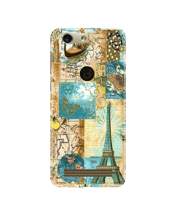 Travel Eiffel Tower Case for Gionee F103 Pro (Design No. 206)