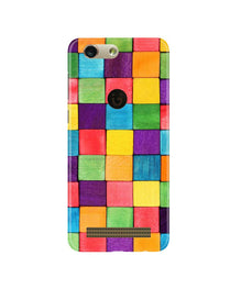 Colorful Square Mobile Back Case for Gionee F103 Pro (Design - 218)