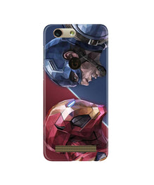 Ironman Captain America Mobile Back Case for Gionee F103 Pro (Design - 245)