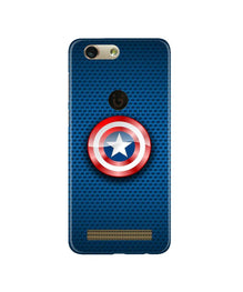 Captain America Shield Mobile Back Case for Gionee F103 Pro (Design - 253)