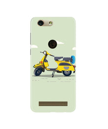 Vintage Scooter Mobile Back Case for Gionee F103 Pro (Design - 260)