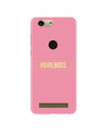 Girl Boss Pink Case for Gionee F103 Pro (Design No. 263)