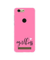 Girl Boss Pink Case for Gionee F103 Pro (Design No. 269)