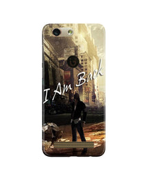 I am Back Mobile Back Case for Gionee F103 Pro (Design - 296)