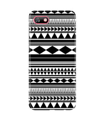 Black white Pattern Mobile Back Case for Gionee F205 (Design - 5)