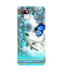 Blue Butterfly Mobile Back Case for Gionee F205 (Design - 21)
