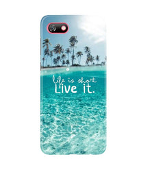 Life is short live it Mobile Back Case for Gionee F205 (Design - 45)