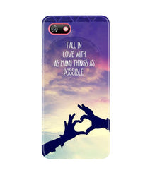 Fall in love Mobile Back Case for Gionee F205 (Design - 50)