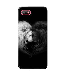 Dark White Lion Mobile Back Case for Gionee F205  (Design - 140)