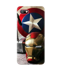 Ironman Captain America Mobile Back Case for Gionee F205 (Design - 254)