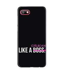 Like a Girl Boss Mobile Back Case for Gionee F205 (Design - 265)