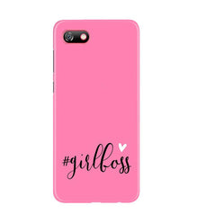 Girl Boss Pink Mobile Back Case for Gionee F205 (Design - 269)
