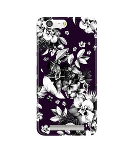 white flowers Case for Gionee M5