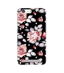 Pink rose Mobile Back Case for Gionee M5 (Design - 12)