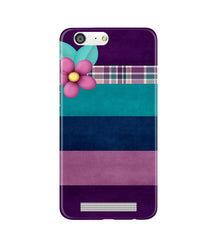 Purple Blue Mobile Back Case for Gionee M5 (Design - 37)