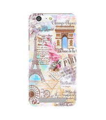 Paris Eiftel Tower Mobile Back Case for Gionee M5 (Design - 54)