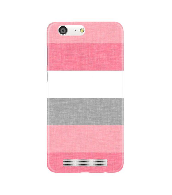 Pink white pattern Case for Gionee M5