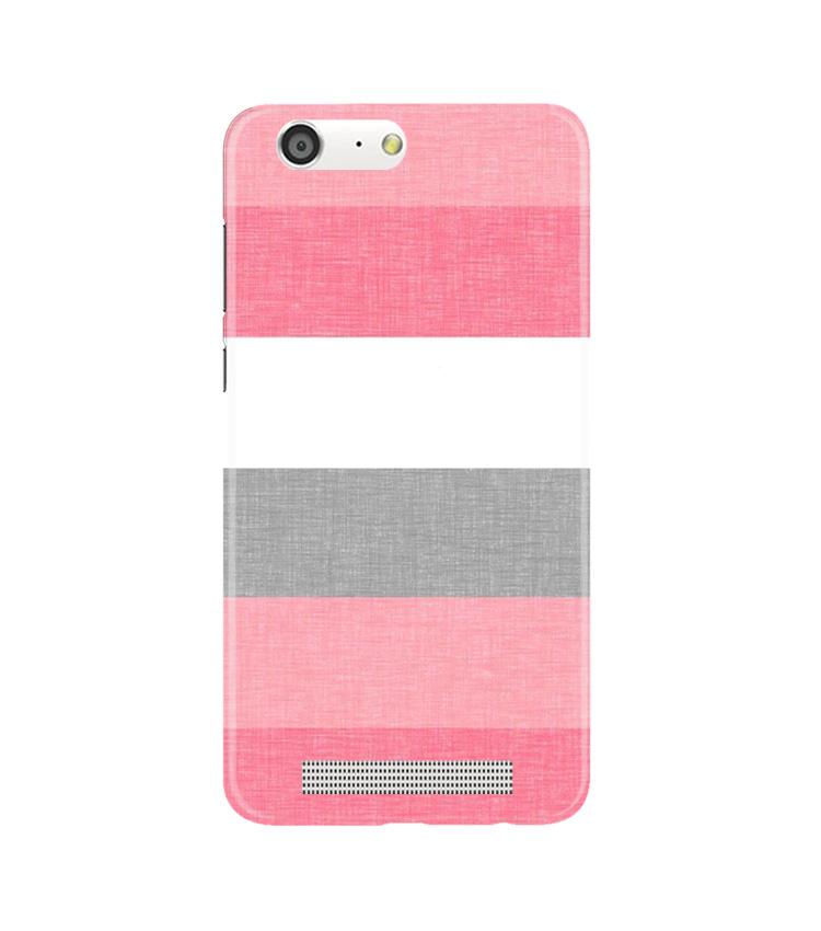 Pink white pattern Case for Gionee M5