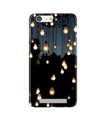 Party Bulb Mobile Back Case for Gionee M5 (Design - 72)