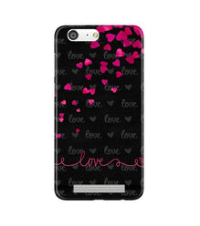 Love in Air Mobile Back Case for Gionee M5 (Design - 89)