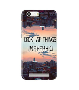 Look at things different Case for Gionee M5