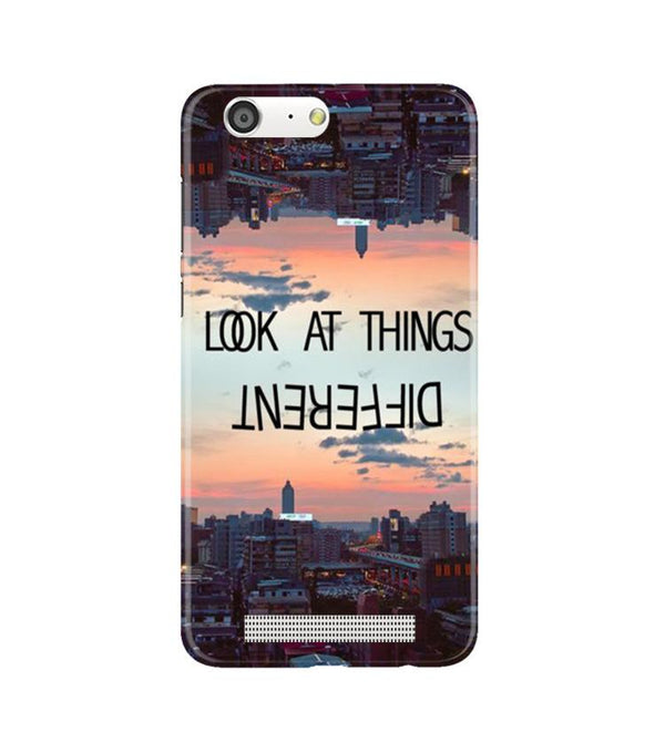 Look at things different Case for Gionee M5