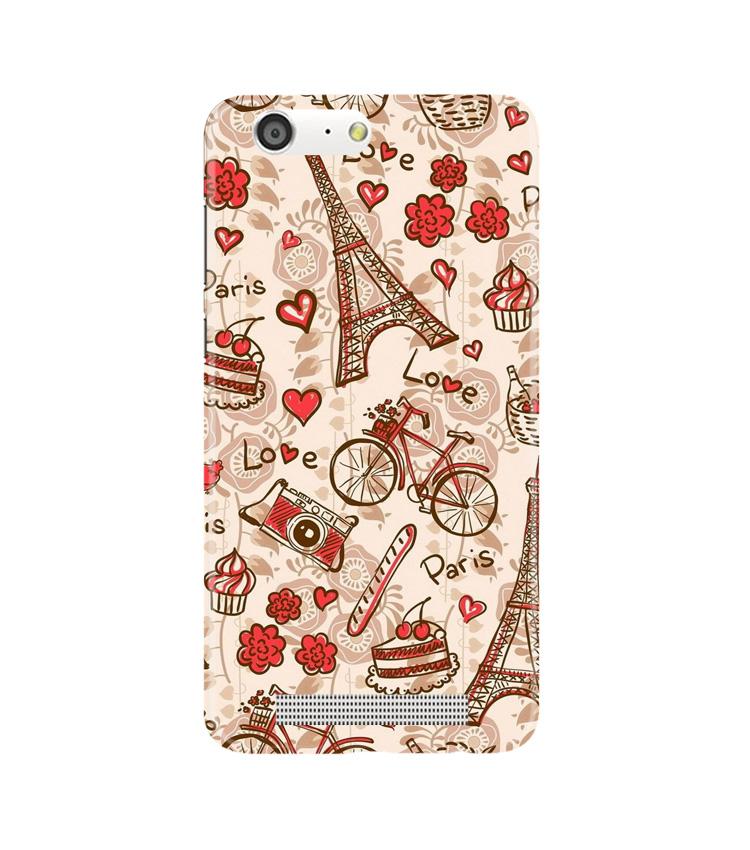 Love Paris Case for Gionee M5  (Design - 103)