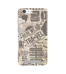 Travel Mobile Back Case for Gionee M5  (Design - 104)