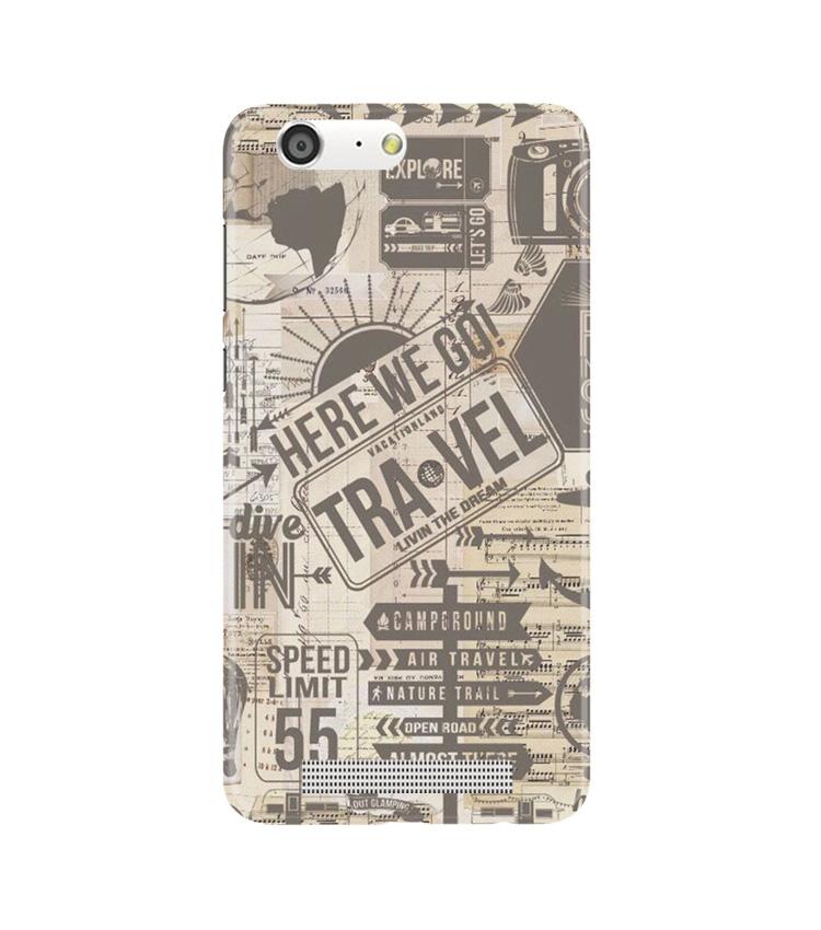 Travel Case for Gionee M5  (Design - 104)