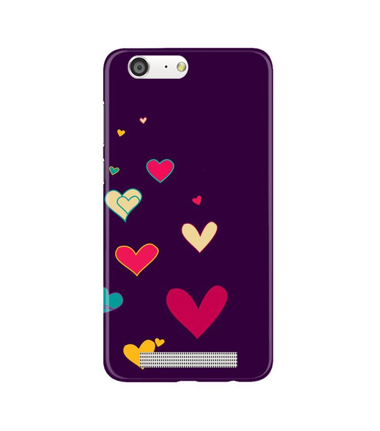 Purple Background Case for Gionee M5  (Design - 107)