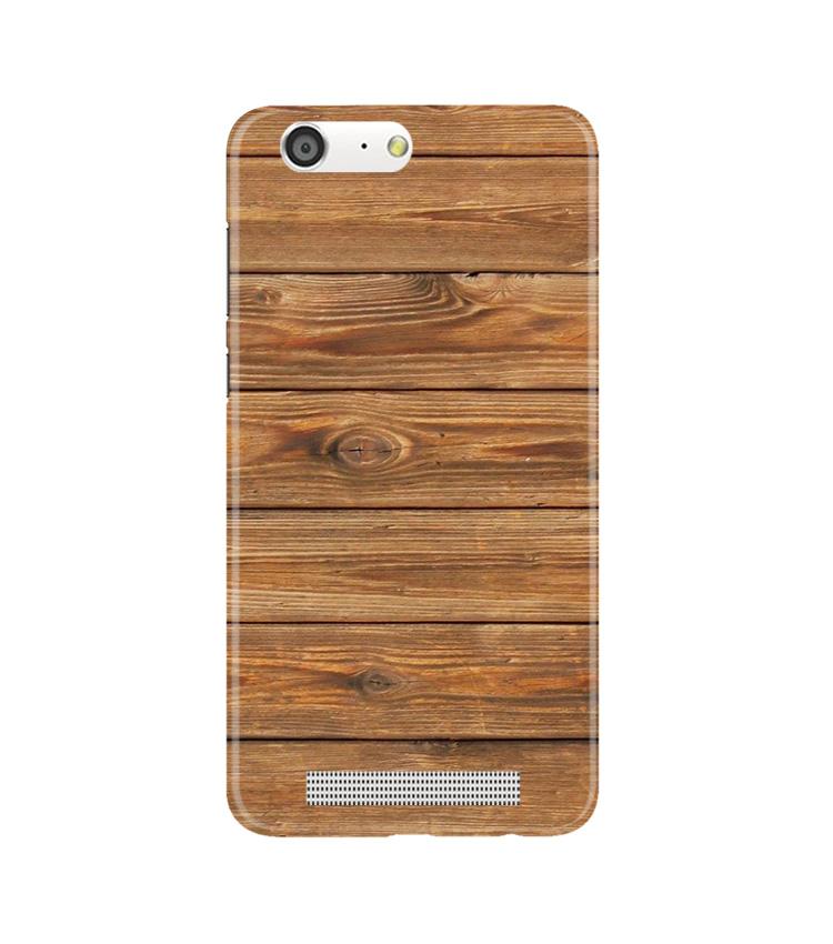 Wooden Look Case for Gionee M5  (Design - 113)