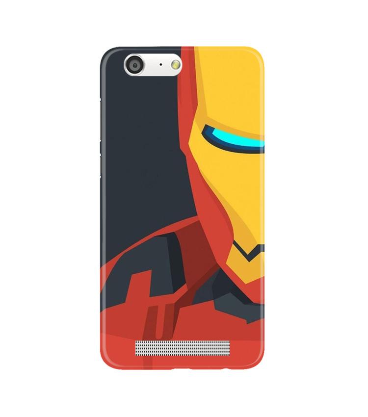 Iron Man Superhero Case for Gionee M5  (Design - 120)