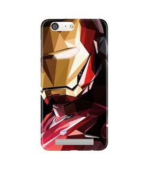 Iron Man Superhero Mobile Back Case for Gionee M5  (Design - 122)