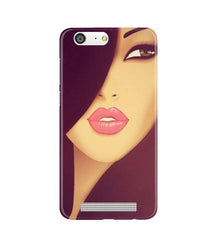 Girlish Mobile Back Case for Gionee M5  (Design - 130)